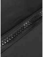 Černá bunda typu puffer pro přechodné období (5M3115-392)