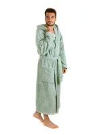 Pánský župan Athena s kapucí 3116 fern - Vestis Pánský župan Athena s kapucí 3116 fern - Vestis