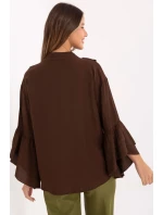 Košile s dlouhým rukávem model 220228 Rue Paris Košile s dlouhým rukávem model 220228 Rue Paris