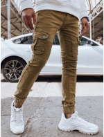 Pánské velbloudí džínové bojové kalhoty FashionStreet UX4331 Pánské velbloudí džínové bojové kalhoty FashionStreet UX4331