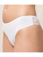 Dámská tanga Lovely Micro Brazilian String bílá - TRIUMPH