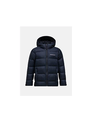 Bunda PEAK PERFORMANCE Jr Frost Down Puffer Jacket, černá Bunda PEAK PERFORMANCE Jr Frost Down Puffer Jacket, černá