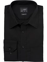 Daiber JN 682 Mikro keprová košile s dlouhým rukávem 02.0682 black