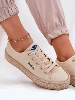 Dámské tenisky s pletením Lee Cooper LCW-25-44-3215 Béžové
