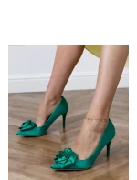Dámské lodičky na jehlovém podpatku FB-302 Zelená - Lovit