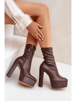 Boty na podpadku C-243 hědé - Stephan Paris