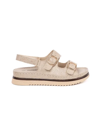 Exkluzívní hnědé dámské sandály platforma Exkluzívní hnědé dámské sandály platforma