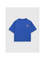 Dámské tričko oversize s potiskem 4F 4FWSS25TTSHF1993-36S