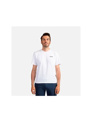 Pánské tričko ROSSIGNOL Presset Tee, bílé Pánské tričko ROSSIGNOL Presset Tee, bílé