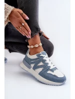 Dámské džínové tenisky z ekokůže modré Kaimans Dámské džínové tenisky z ekokůže modré Kaimans