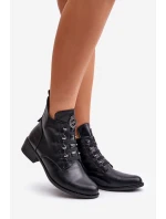 Nízké boty s podšívkou na zip s ozdobou černé Nevalia