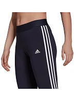 Dámské legíny Essentials 3S W H07771 černo-bílé - Adidas Dámské legíny Essentials 3S W H07771 černo-bílé - Adidas