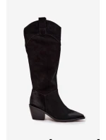 Kozačky na podpatku  model 221160 Step in style