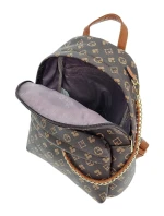 Módní dámský batoh hnědý 8V4SH - SARA MODA