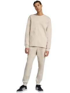 Pánské tepláky adidas Sportswear Big Logo Fleece Colorblock béžové JX5572