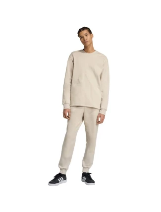 Pánské tepláky adidas Sportswear Big Logo Fleece Colorblock béžové JX5572