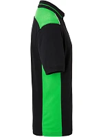 Daiber JN 858 Pánské pracovní piqué polo - Color 02.0858 black/lime green Daiber JN 858 Pánské pracovní piqué polo - Color 02.0858 black/lime green