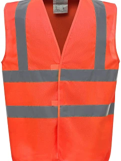 Yoko HVW 100 Hi-Vis bezpečnostní vesta 79.W100 hi vis orange