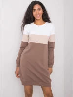 Šaty RV SK 5869.04 tmavě hnědé