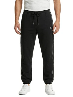 Calvin Klein Fleecové tepláky s logem Jogger Black - LZ04LE291G-UB1