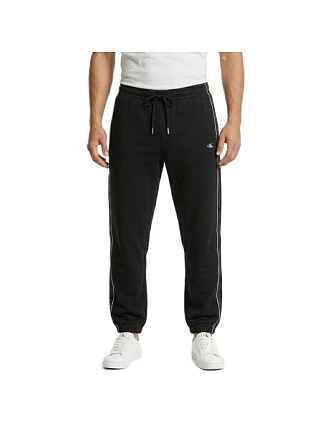 Calvin Klein Fleecové tepláky s logem Jogger Black - LZ04LE291G-UB1 Calvin Klein Fleecové tepláky s logem Jogger Black - LZ04LE291G-UB1