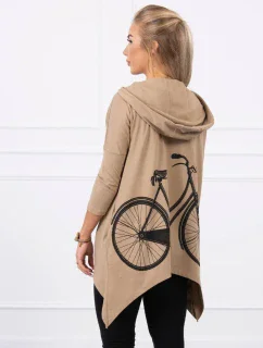 Mikina s potiskem kola camel