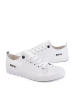 Pánské tenisky z nízkého materiálu Big Star KK174006 Bílé