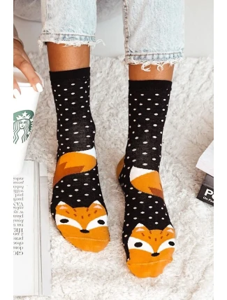 Milena ponožky 0200-124 Fox and Dots 37-41 Milena ponožky 0200-124 Fox and Dots 37-41