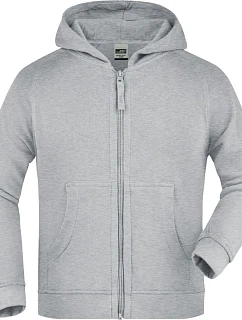 Daiber JN 59K Dětská mikina s kapucí 02.059K grey heather