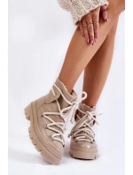 Dámské módní sněhule Béžove Kallen