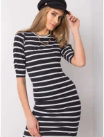 Šaty TW SK G 091.40 černobílých Šaty TW SK G 091.40 černobílých