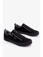 Pánské nízké Materiál tenisky Big Star KK174002 Černá Pánské nízké Materiál tenisky Big Star KK174002 Černá