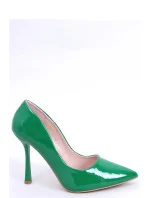 Dámské lodičky na jehlovém podpatku NF-79P Tmavě zelená - Seastar