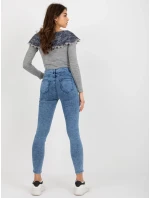 Dámské džínové kalhoty NM SP L12.14X Světle jeans modrá - FPrice Dámské džínové kalhoty NM SP L12.14X Světle jeans modrá - FPrice