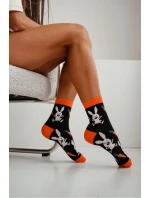 Dámské ponožky Králíci a mrkev 0200.218