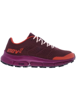 Dámské běžecké boty Inov-8 TrailFly Ultra G 280 v bordó a třešňové barvě Dámské běžecké boty Inov-8 TrailFly Ultra G 280 v bordó a třešňové barvě