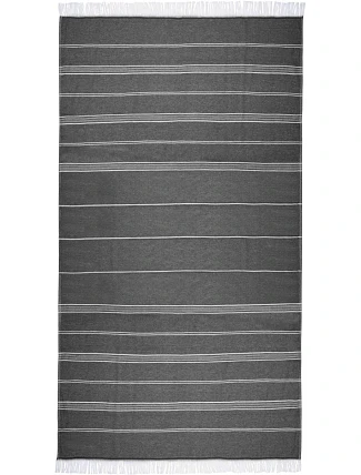 The One Towelling Recycled Hamam Towel Hamam ručník "Recycled" 48.1059 steel grey