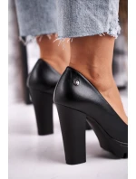 Lodičky Na Podpatku Maciejka 02629-01 černé Lodičky Na Podpatku Maciejka 02629-01 černé