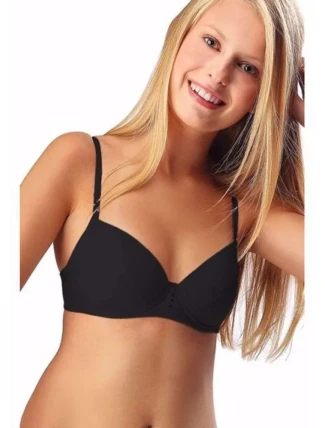 Dívčí podprsenka TBC 122 BI Černá - KEY Dívčí podprsenka TBC 122 BI Černá - KEY