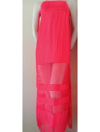 Dámské šaty Acapulco 49344 neonově růžové - Lisca