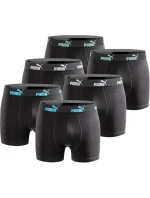 Pánské boxerky Puma 6-Pack černé z příjemné bavlny Pánské boxerky Puma 6-Pack černé z příjemné bavlny