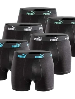 Pánské boxerky Puma 6-Pack černé z příjemné bavlny