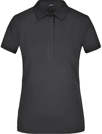 Daiber JN 709 Dámské elastické piqué polo 02.0709 black Daiber JN 709 Dámské elastické piqué polo 02.0709 black