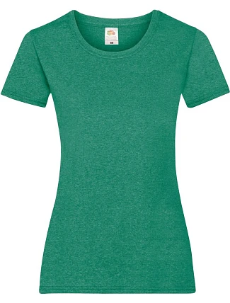 Fruit of the Loom Lady-Fit Valueweight T Dámské tričko 16.1372 retro heather green Fruit of the Loom Lady-Fit Valueweight T Dámské tričko 16.1372 retro heather green