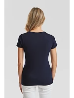 Fruit of the Loom Lady-Fit Iconic 150 V-Neck T Dámské tričko s výstřihem do V 16.1444 deep navy Fruit of the Loom Lady-Fit Iconic 150 V-Neck T Dámské tričko s výstřihem do V 16.1444 deep navy