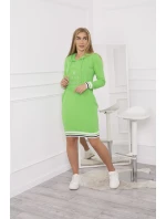 Světle zelené šaty Brooklyn