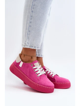 Dámské tenisky MEMORY FOAM SYSTEM BIG STAR NN276004 Fuksie