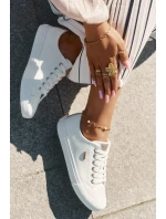 Dámské Tenisky Z Eko Kůže Big Star RR274748 Bílé Dámské Tenisky Z Eko Kůže Big Star RR274748 Bílé