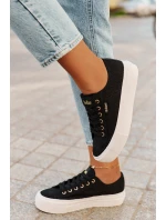 Dámské Tenisky S Krajkou Lee Cooper LCW-25-31-3439L Černé Dámské Tenisky S Krajkou Lee Cooper LCW-25-31-3439L Černé