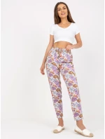 Kalhoty D73771M61869M světle fialové Kalhoty D73771M61869M světle fialové